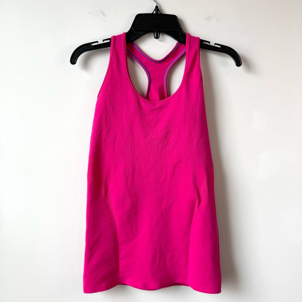 Ivivva By Lululemon Seamless Racerback Tank‎ Top Hot Pink 12 Girls